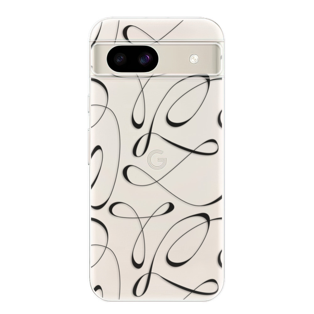 Odolné silikónové puzdro iSaprio - Fancy - black - Google Pixel 8a