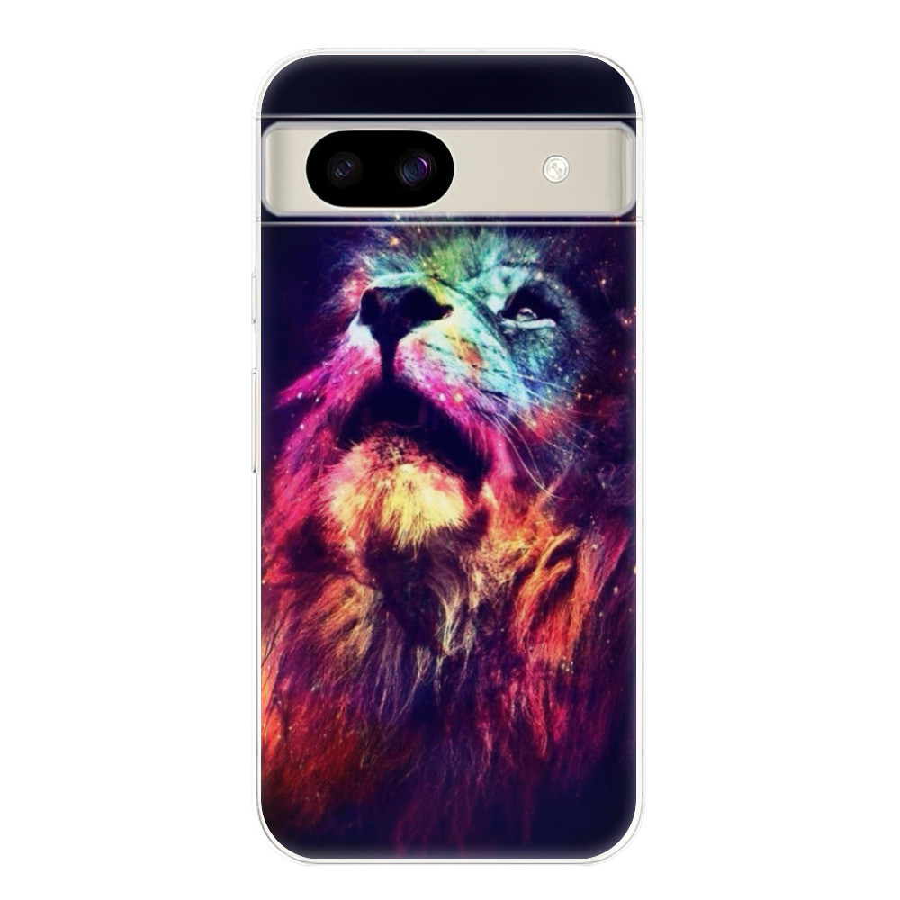 Odolné silikónové puzdro iSaprio - Lion in Colors - Google Pixel 8a