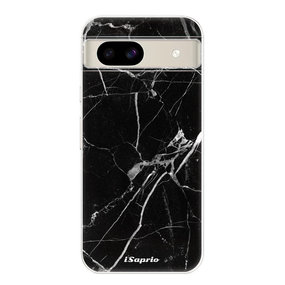 Odolné silikónové puzdro iSaprio - Black Marble 18 - Google Pixel 8a
