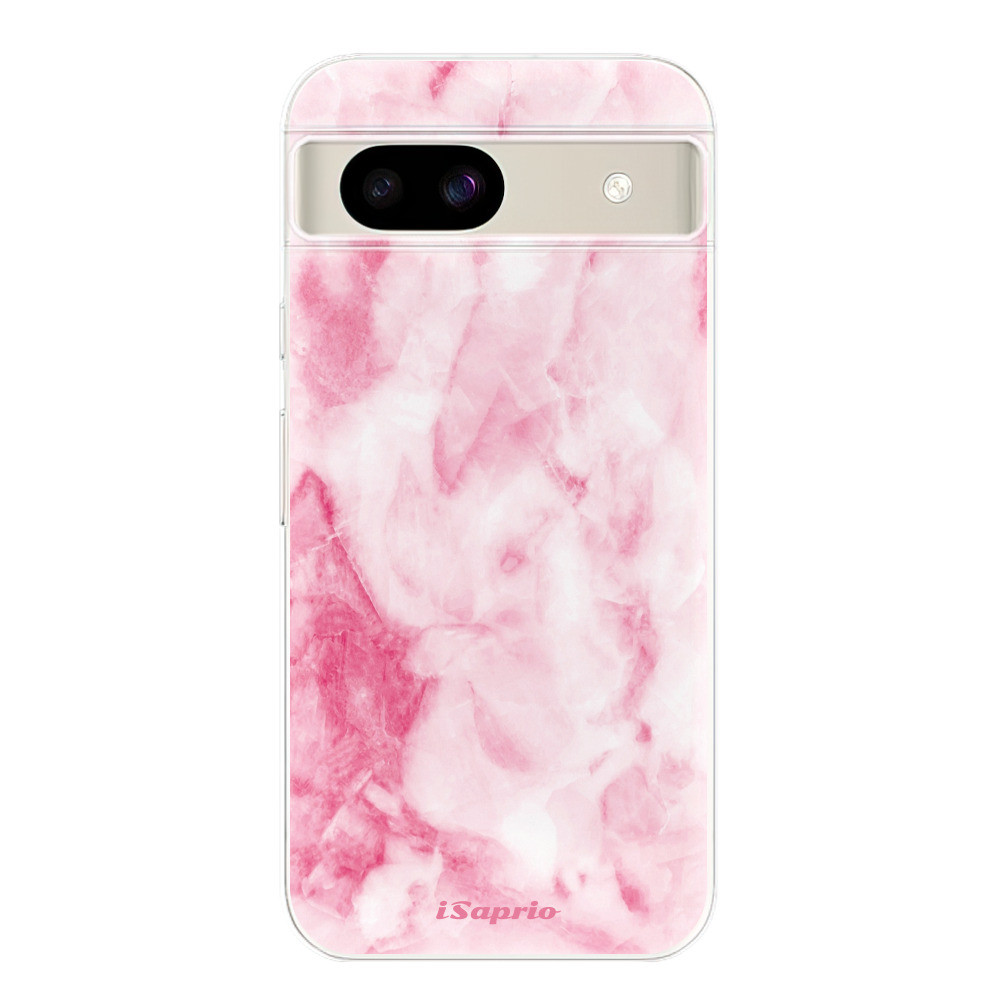 Odolné silikónové puzdro iSaprio - RoseMarble 16 - Google Pixel 8a