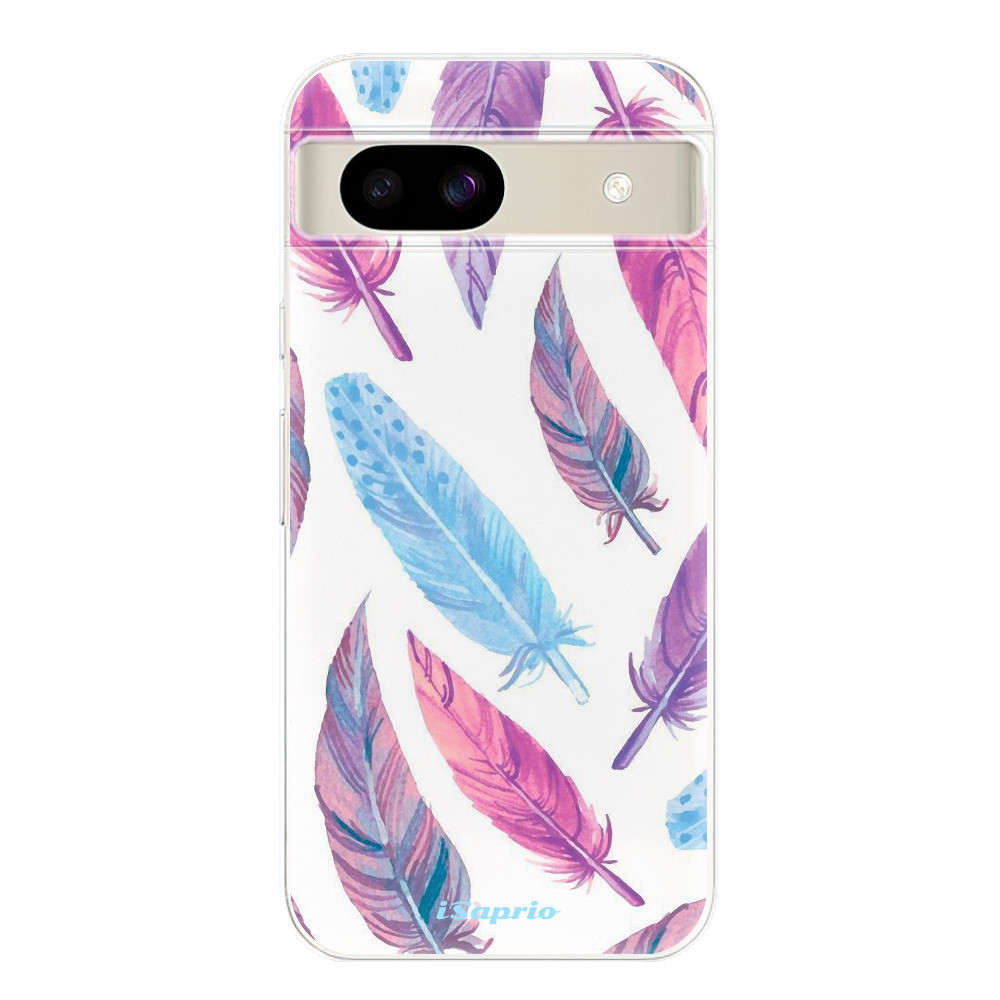Odolné silikónové puzdro iSaprio - Feather Pattern 10 - Google Pixel 8a
