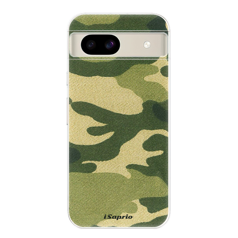 Odolné silikónové puzdro iSaprio - Green Camuflage 01 - Google Pixel 8a