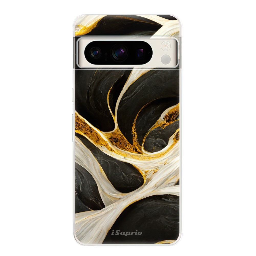 Odolné silikónové puzdro iSaprio - Black and Gold - Google Pixel 8 Pro