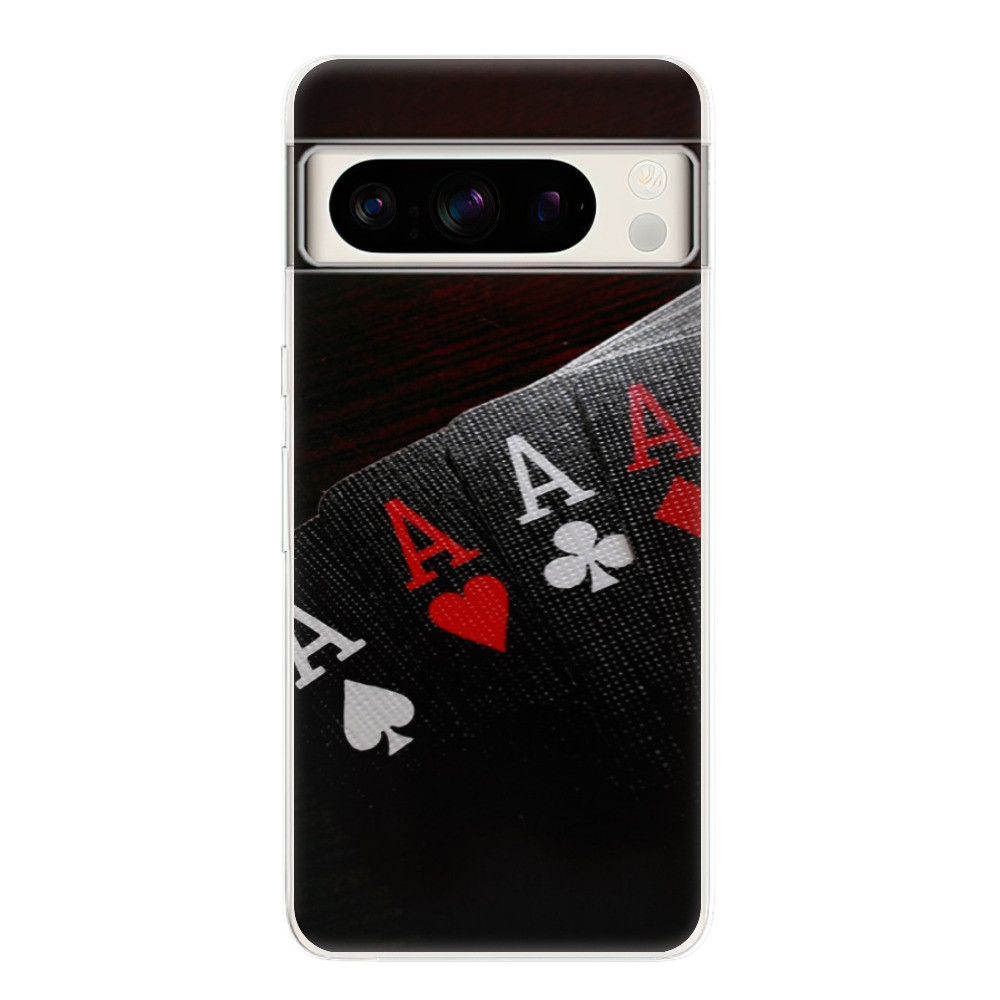 Odolné silikónové puzdro iSaprio - Poker - Google Pixel 8 Pro