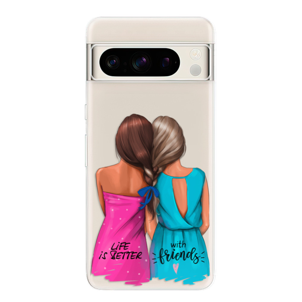 Odolné silikónové puzdro iSaprio - Best Friends - Google Pixel 8 Pro
