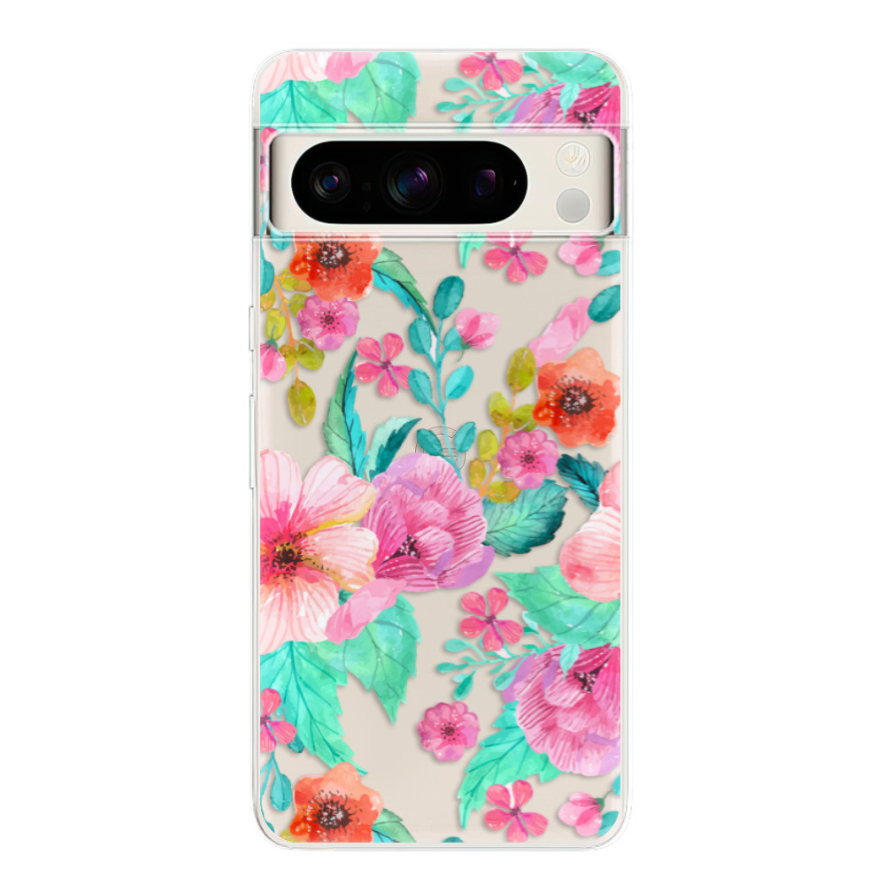Odolné silikónové puzdro iSaprio - Flower Pattern 01 - Google Pixel 8 Pro