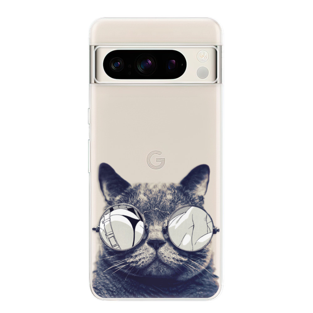 Odolné silikónové puzdro iSaprio - Crazy Cat 01 - Google Pixel 8 Pro