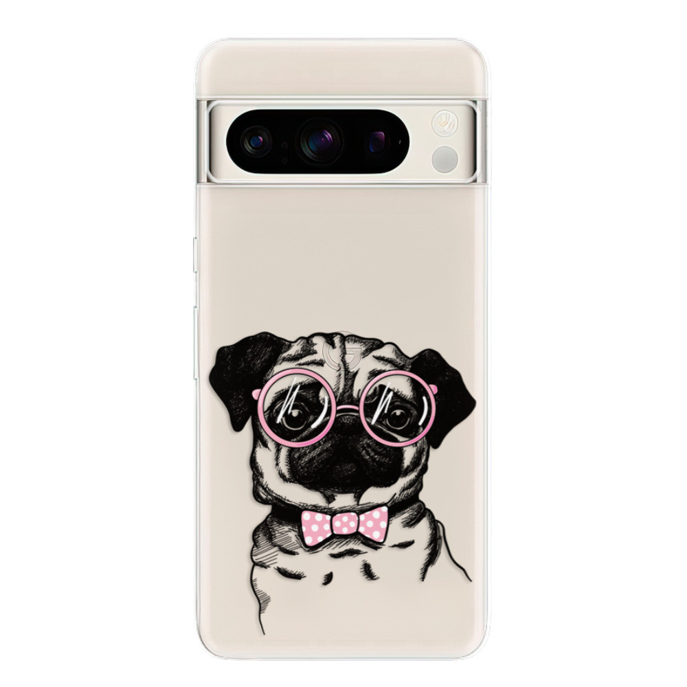 Odolné silikónové puzdro iSaprio - The Pug - Google Pixel 8 Pro