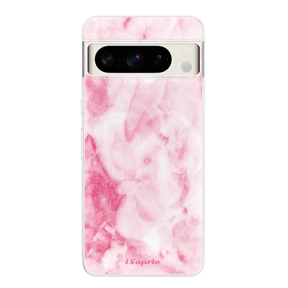 Odolné silikónové puzdro iSaprio - RoseMarble 16 - Google Pixel 8 Pro