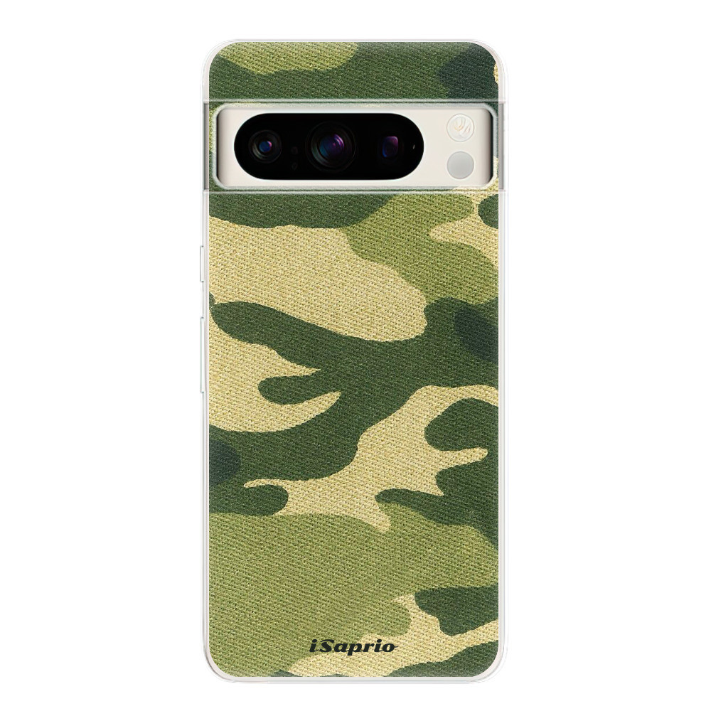 Odolné silikónové puzdro iSaprio - Green Camuflage 01 - Google Pixel 8 Pro