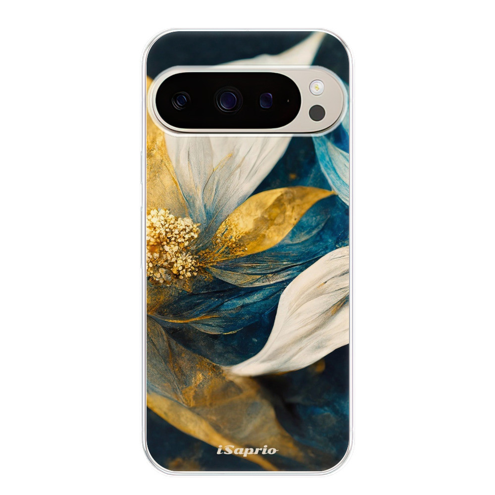 Odolné silikónové puzdro iSaprio - Gold Petals - Google Pixel 9 / 9 Pro