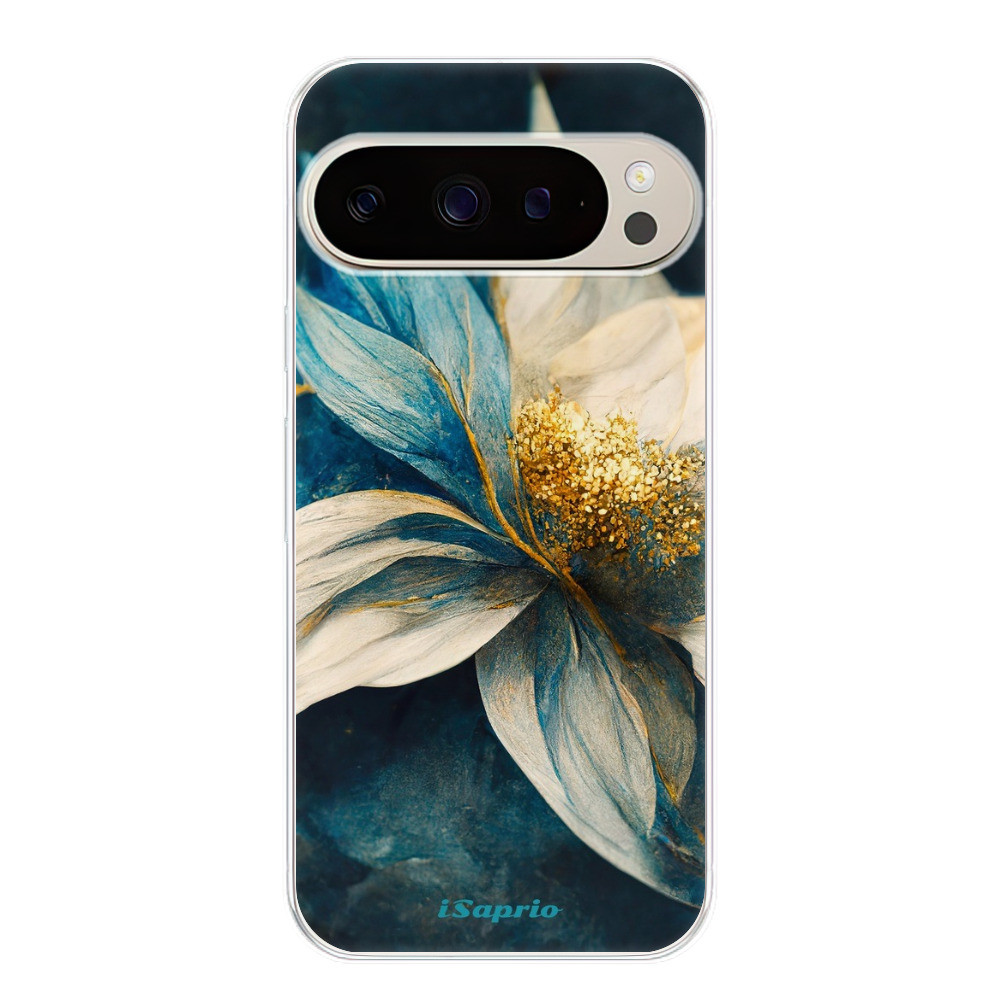 Odolné silikónové puzdro iSaprio - Blue Petals - Google Pixel 9 / 9 Pro