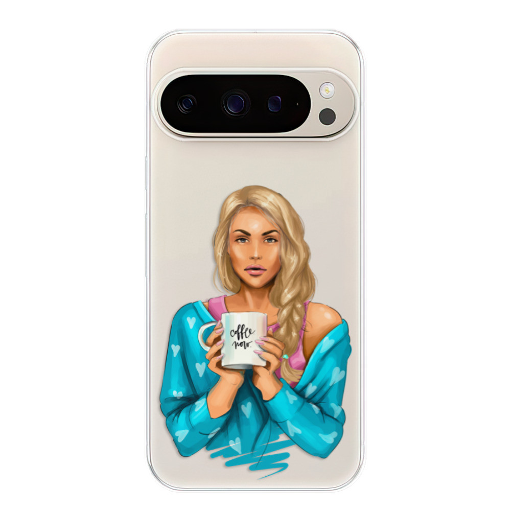 Odolné silikónové puzdro iSaprio - Coffe Now - Blond - Google Pixel 9 / 9 Pro