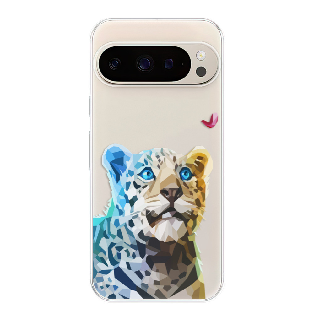 Odolné silikónové puzdro iSaprio - Leopard With Butterfly - Google Pixel 9 / 9 Pro
