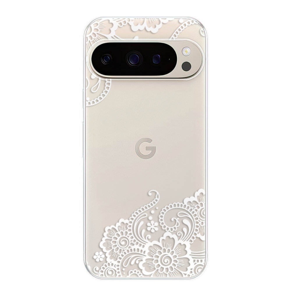 Odolné silikónové puzdro iSaprio - White Lace 02 - Google Pixel 9 / 9 Pro