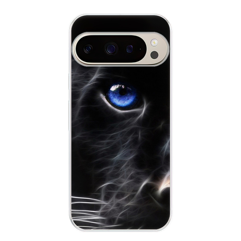 Odolné silikónové puzdro iSaprio - Black Puma - Google Pixel 9 / 9 Pro
