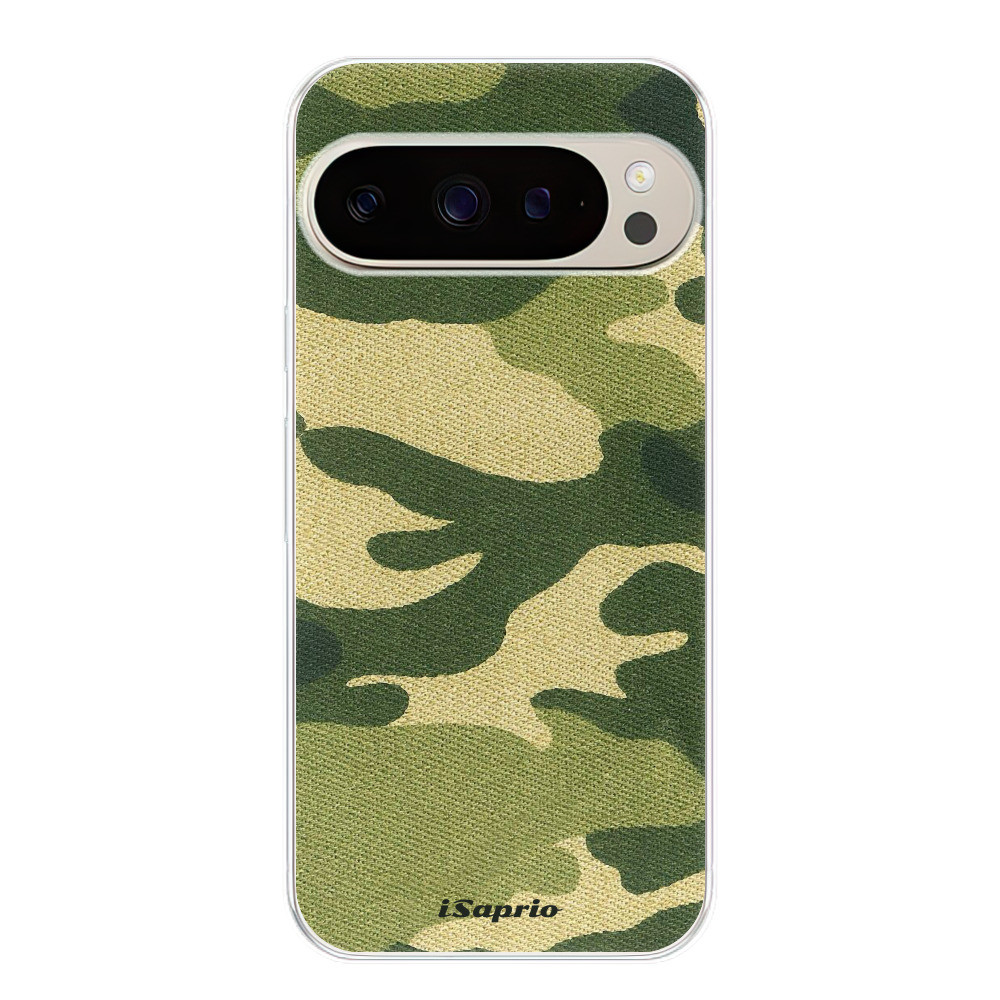 Odolné silikónové puzdro iSaprio - Green Camuflage 01 - Google Pixel 9 / 9 Pro