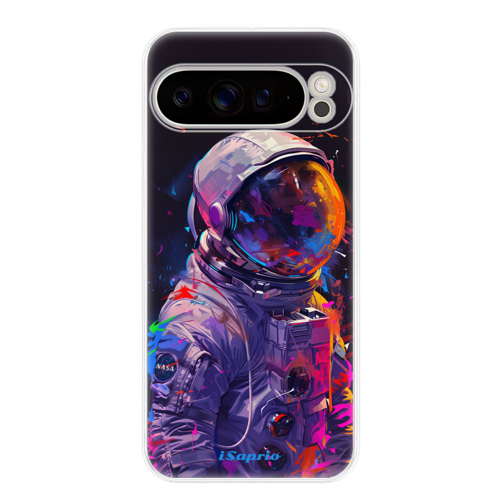 Odolné silikónové puzdro iSaprio - Neon Astronaut - Google Pixel 9 Pro XL