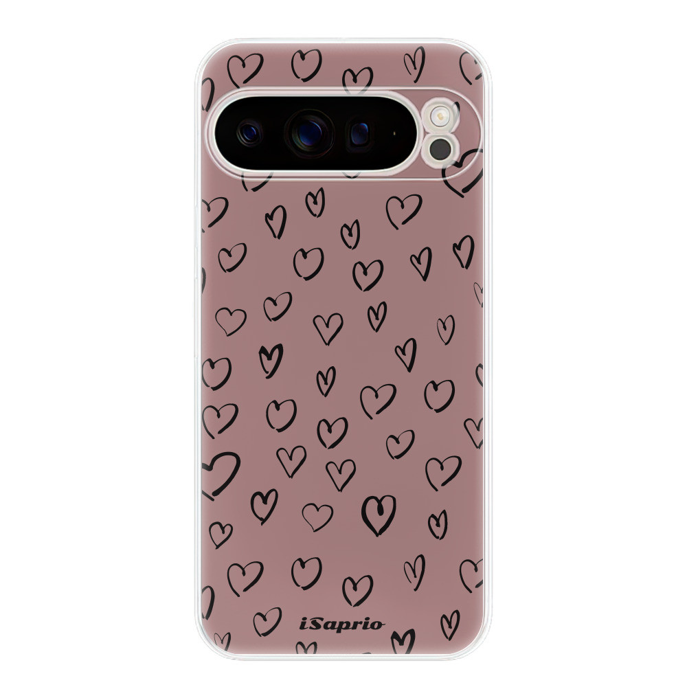Odolné silikónové puzdro iSaprio - Heart Dark - Google Pixel 9 Pro XL