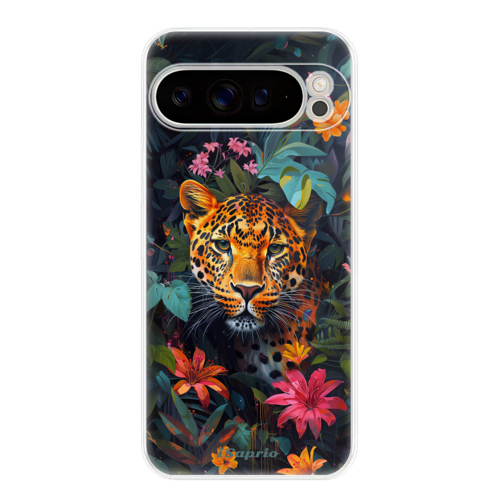 Odolné silikónové puzdro iSaprio - Flower Jaguar - Google Pixel 9 Pro XL