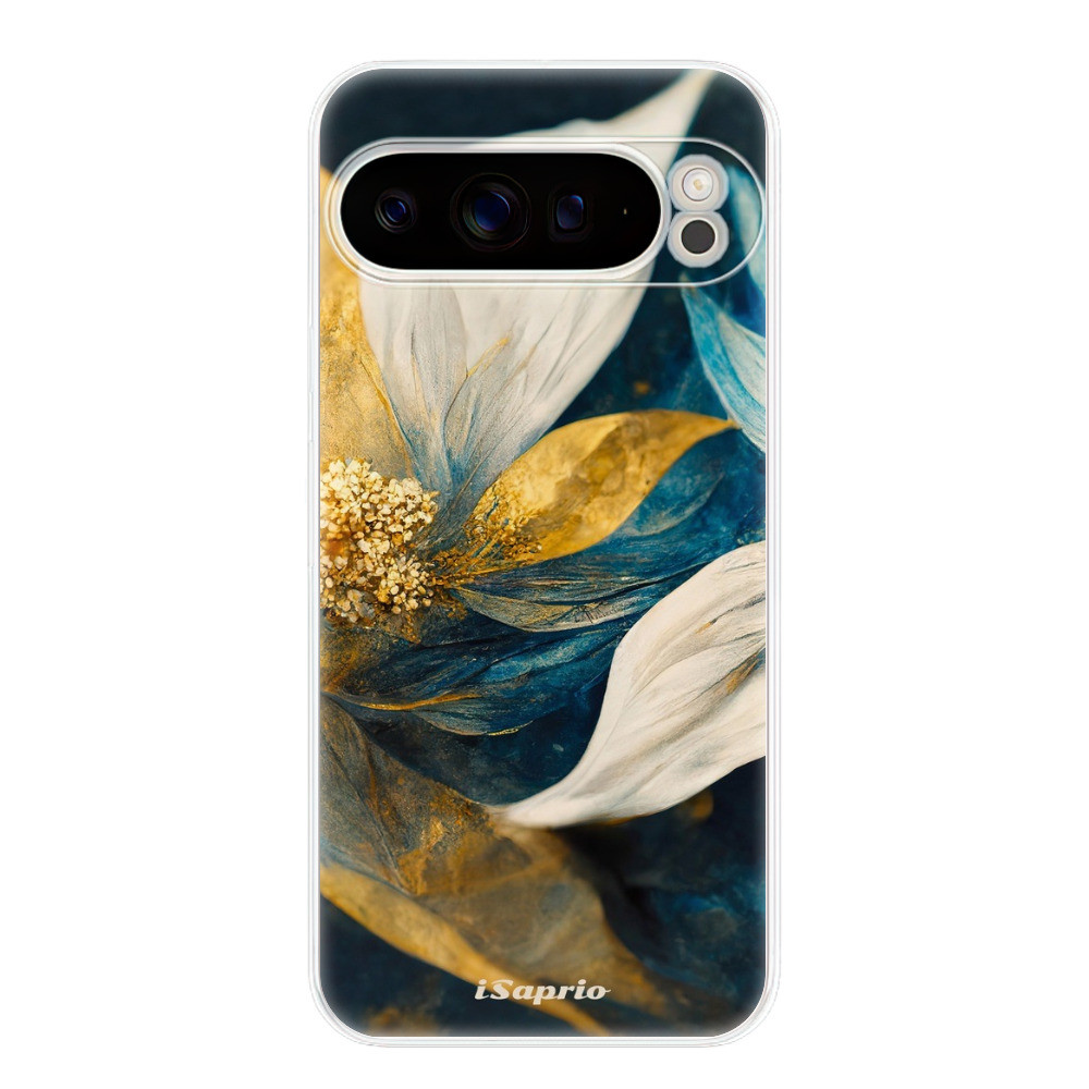 Odolné silikónové puzdro iSaprio - Gold Petals - Google Pixel 9 Pro XL