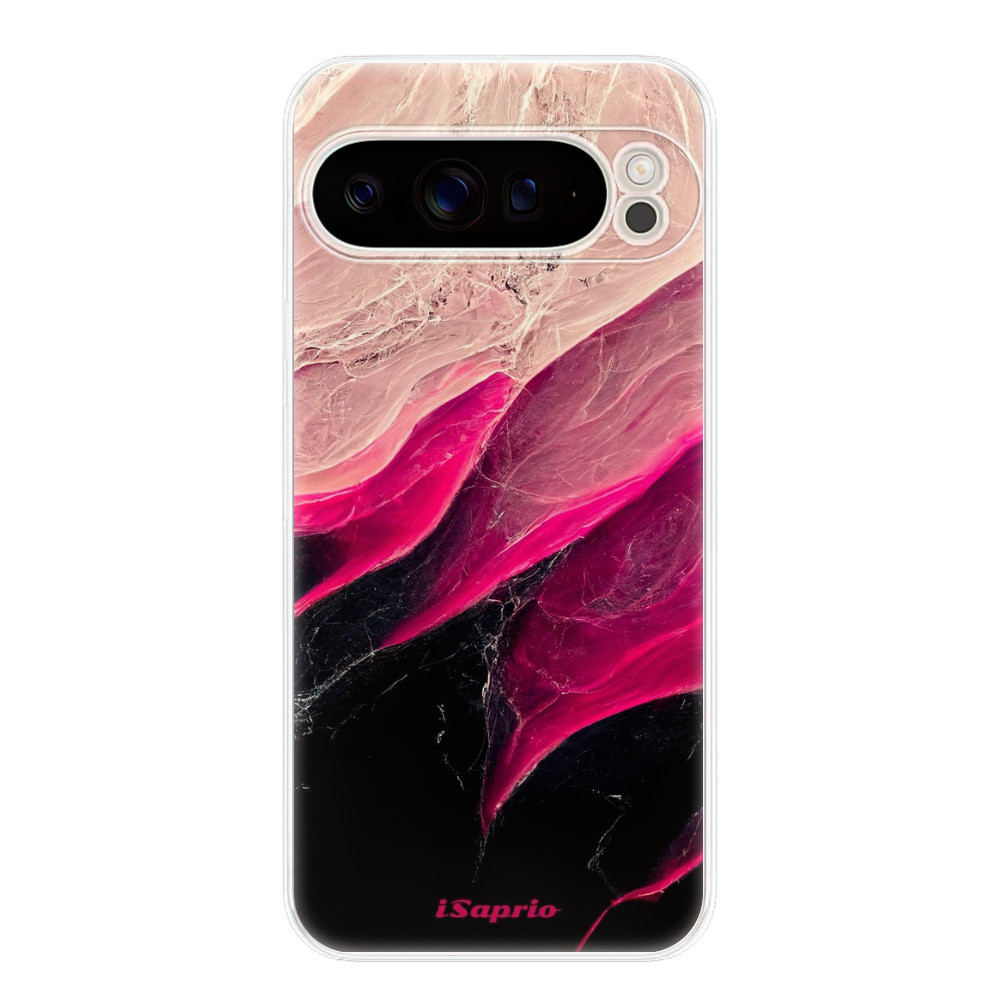 Odolné silikónové puzdro iSaprio - Black and Pink - Google Pixel 9 Pro XL