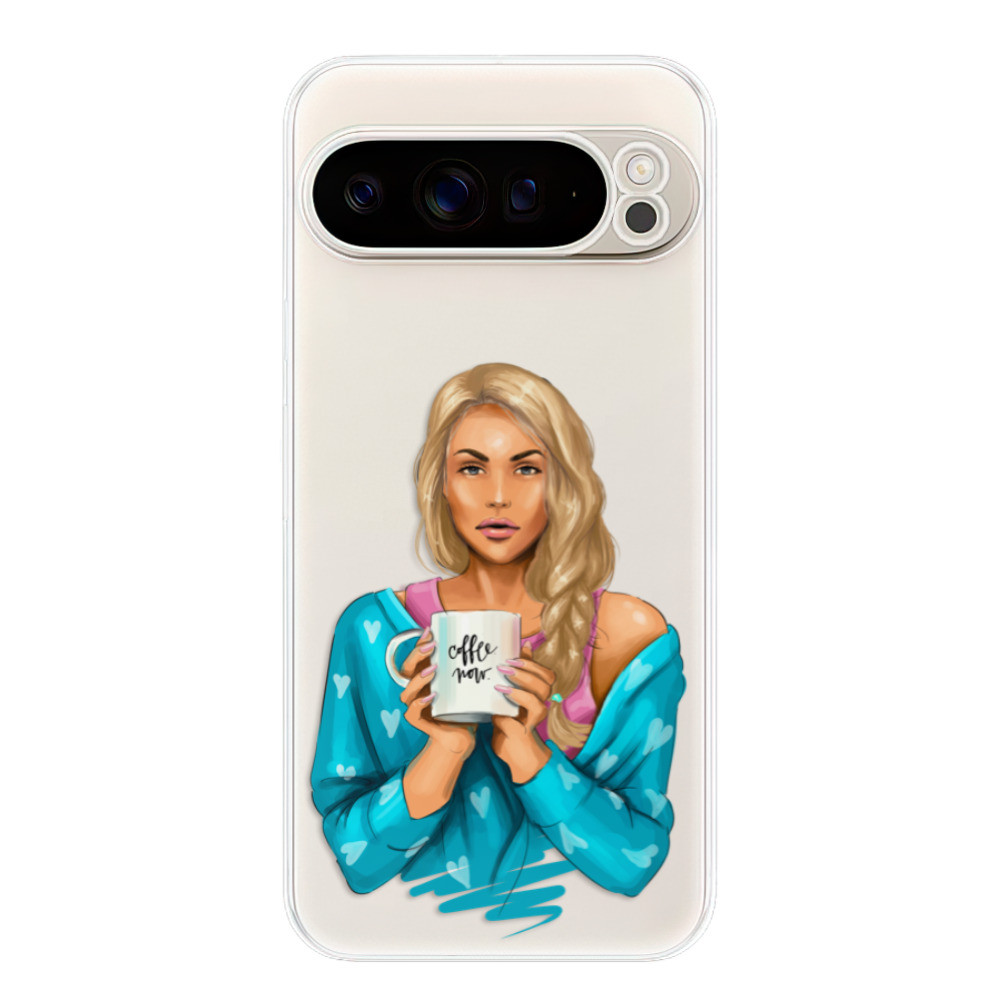 Odolné silikónové puzdro iSaprio - Coffe Now - Blond - Google Pixel 9 Pro XL