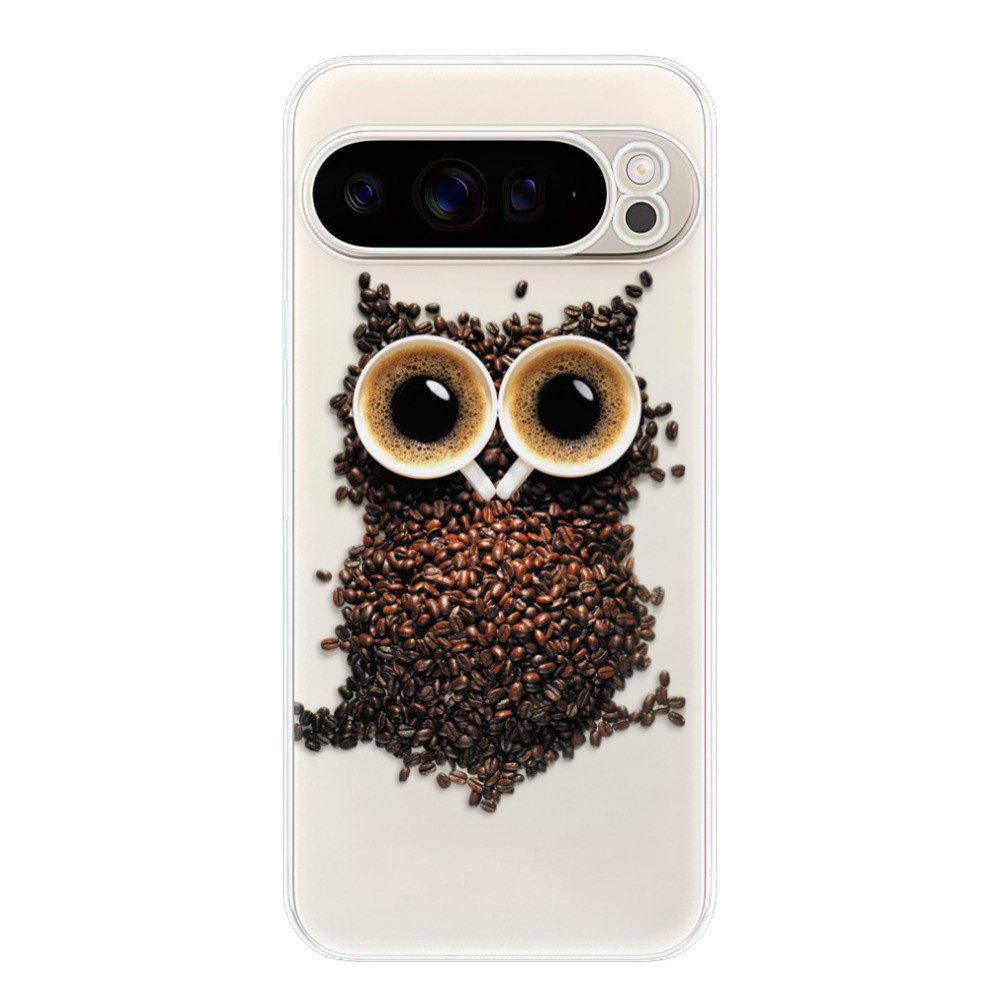 Odolné silikónové puzdro iSaprio - Owl And Coffee - Google Pixel 9 Pro XL