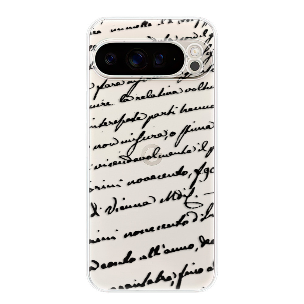 Odolné silikónové puzdro iSaprio - Handwriting 01 - black - Google Pixel 9 Pro XL
