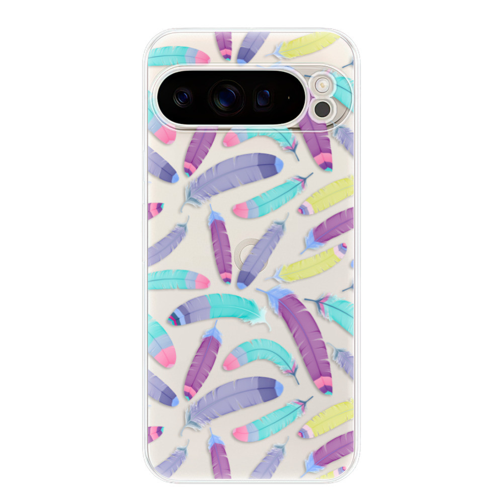 Odolné silikónové puzdro iSaprio - Feather Pattern 01 - Google Pixel 9 Pro XL