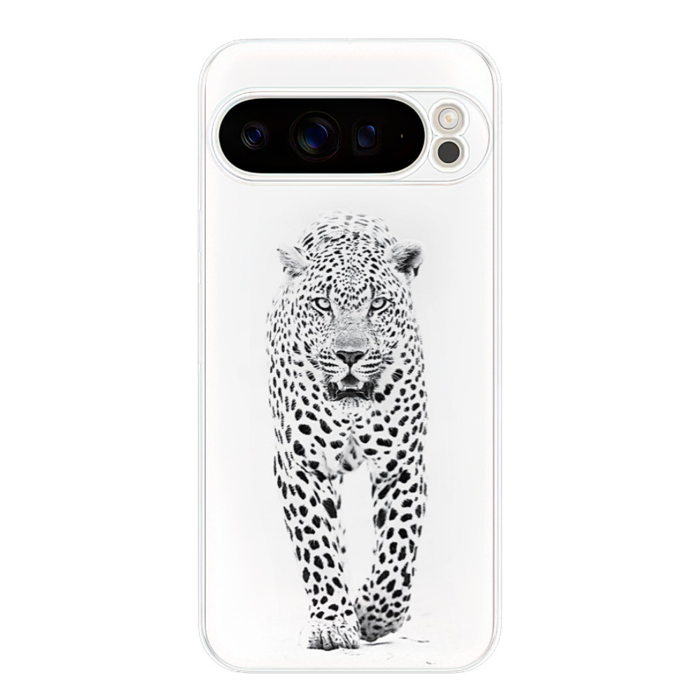 Odolné silikónové puzdro iSaprio - White Jaguar - Google Pixel 9 Pro XL