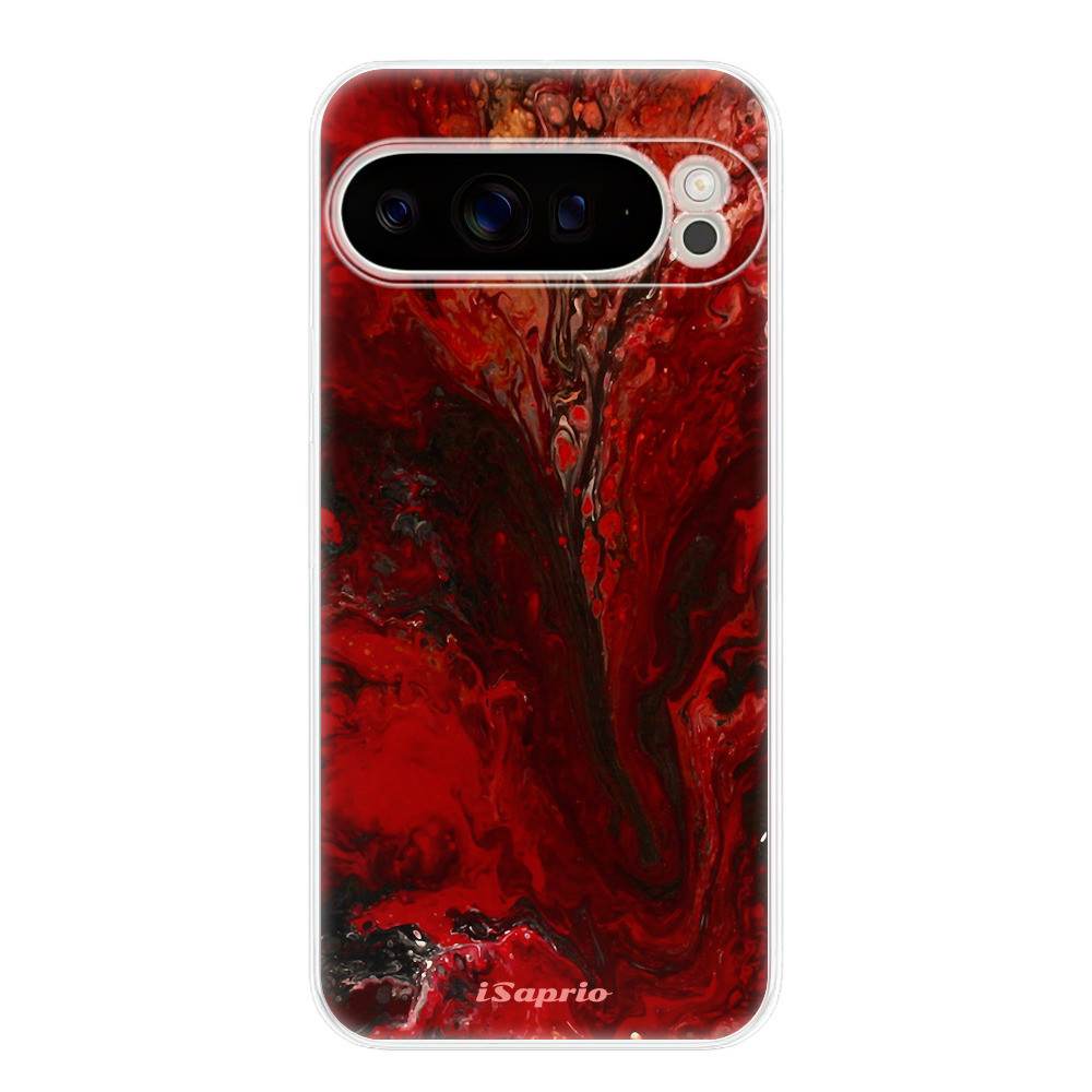 Odolné silikónové puzdro iSaprio - RedMarble 17 - Google Pixel 9 Pro XL