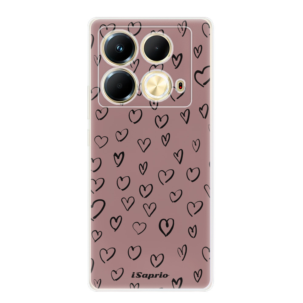 Odolné silikónové puzdro iSaprio - Heart Dark - Infinix Note 40