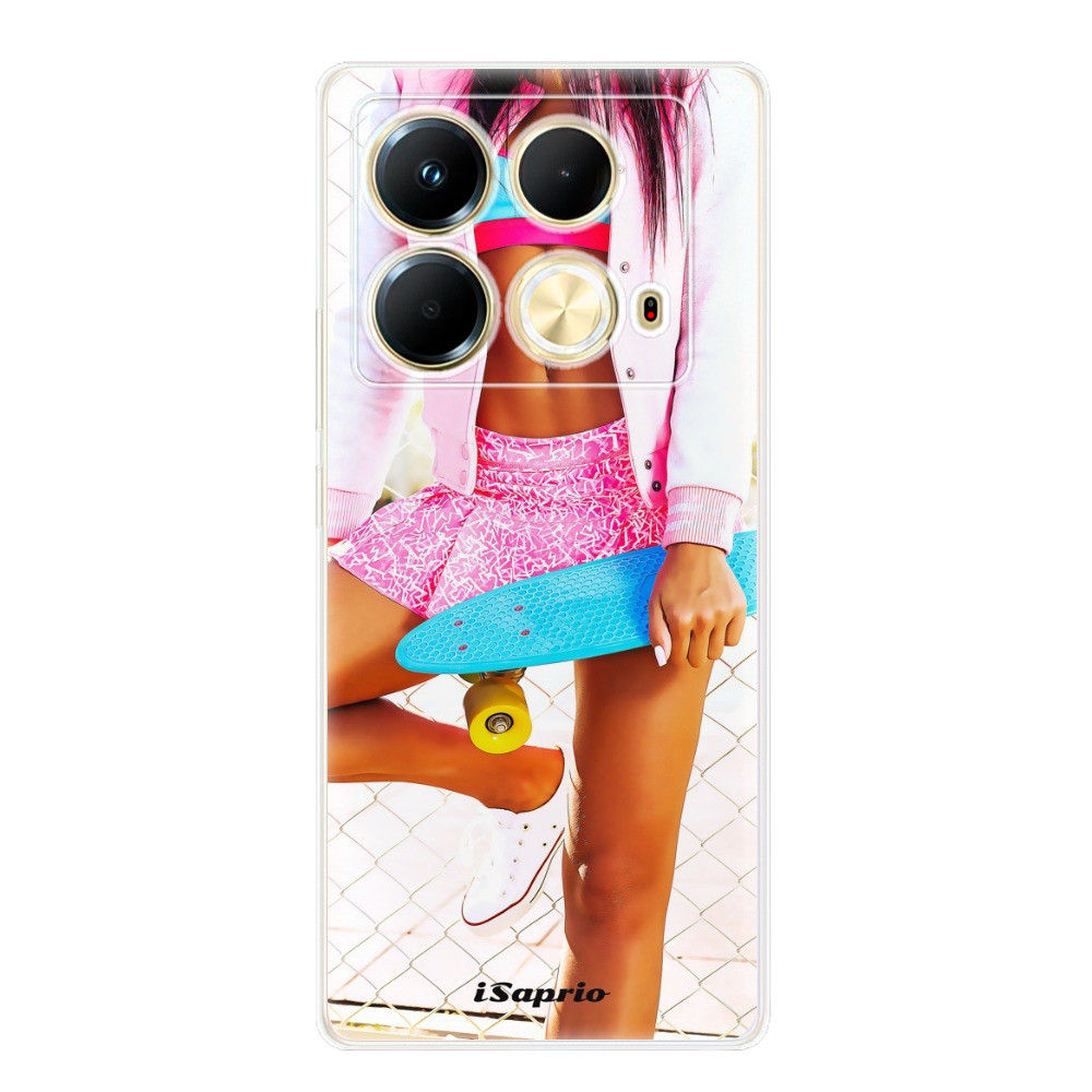 Odolné silikónové puzdro iSaprio - Skate girl 01 - Infinix Note 40