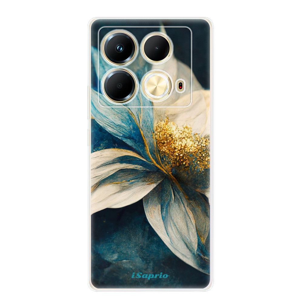 Odolné silikónové puzdro iSaprio - Blue Petals - Infinix Note 40