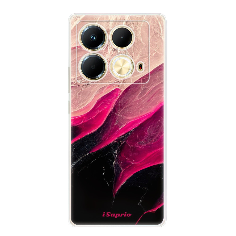 Odolné silikónové puzdro iSaprio - Black and Pink - Infinix Note 40