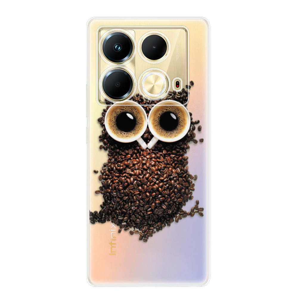 Odolné silikónové puzdro iSaprio - Owl And Coffee - Infinix Note 40