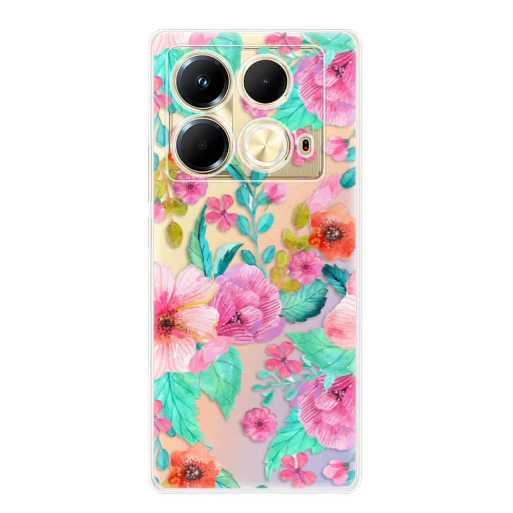 Odolné silikónové puzdro iSaprio - Flower Pattern 01 - Infinix Note 40