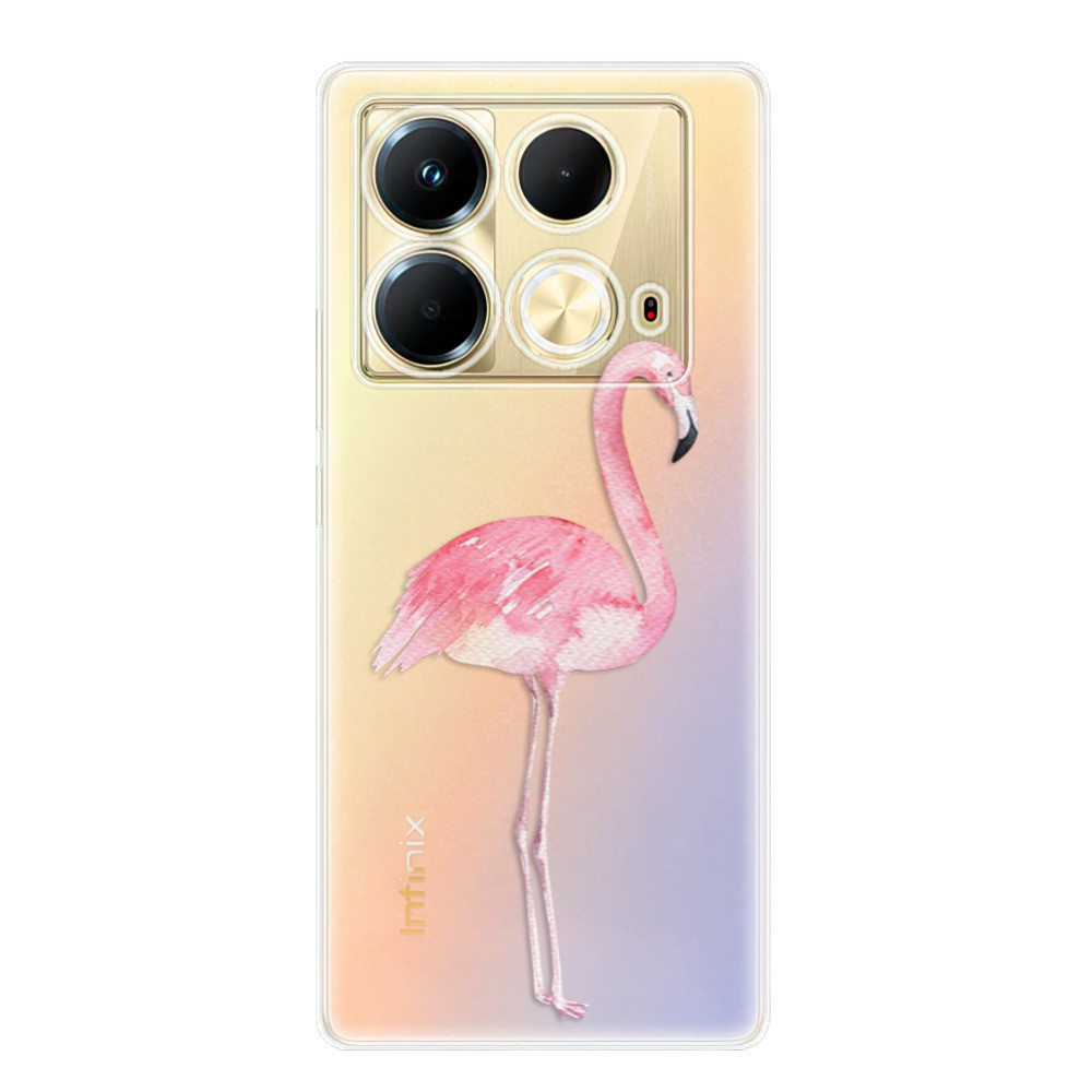 Odolné silikónové puzdro iSaprio - Flamingo 01 - Infinix Note 40