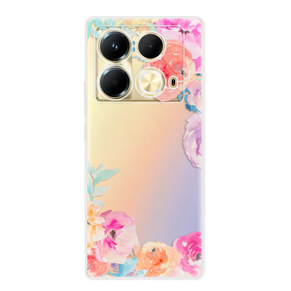 Odolné silikónové puzdro iSaprio - Flower Brush - Infinix Note 40