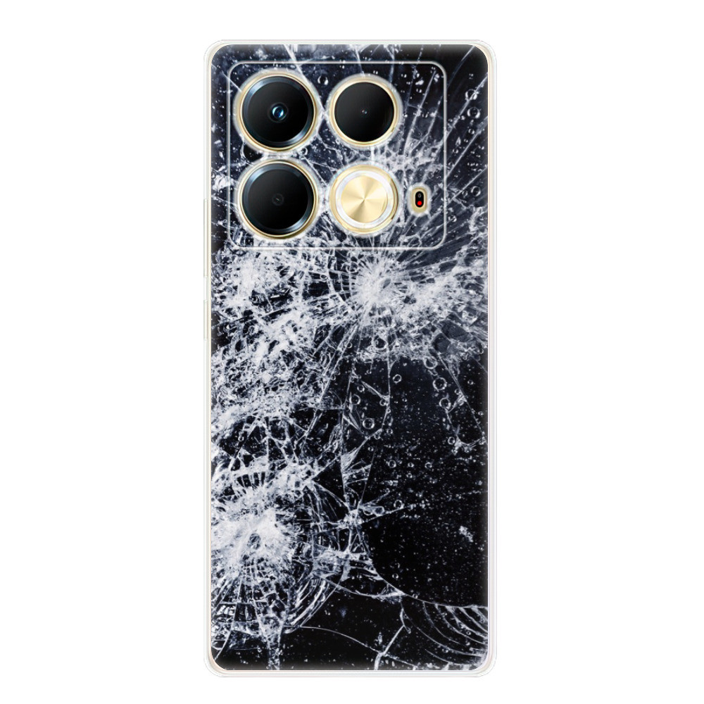 Odolné silikónové puzdro iSaprio - Cracked - Infinix Note 40