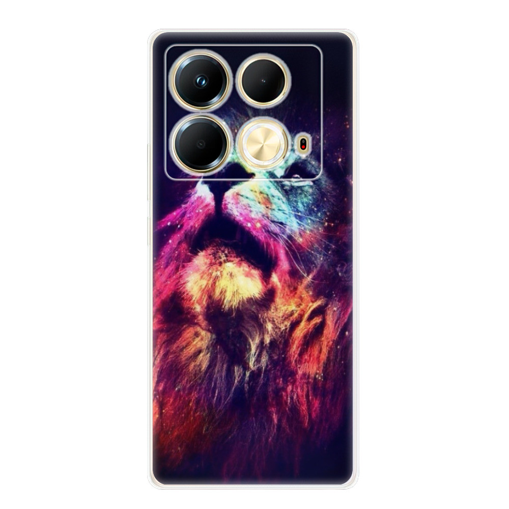 Odolné silikónové puzdro iSaprio - Lion in Colors - Infinix Note 40