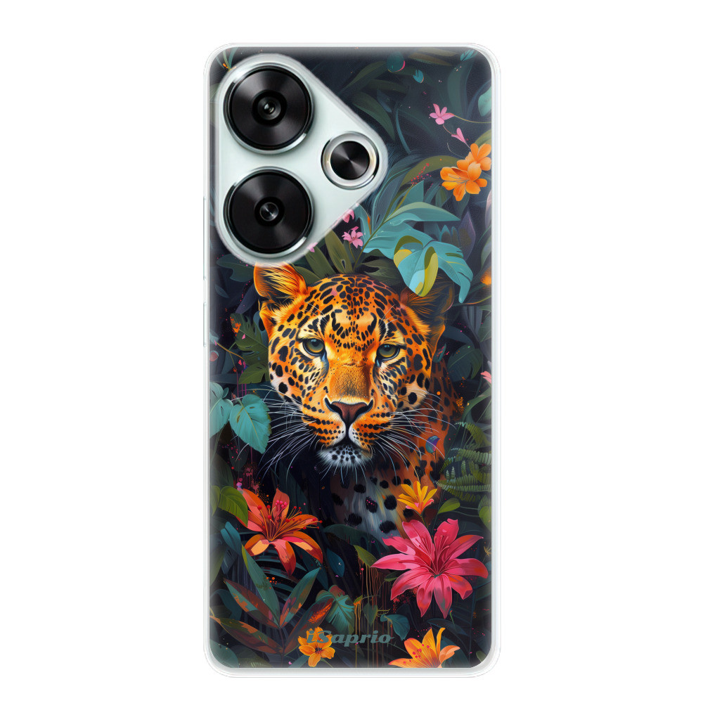 Odolné silikónové puzdro iSaprio - Flower Jaguar - Poco F6