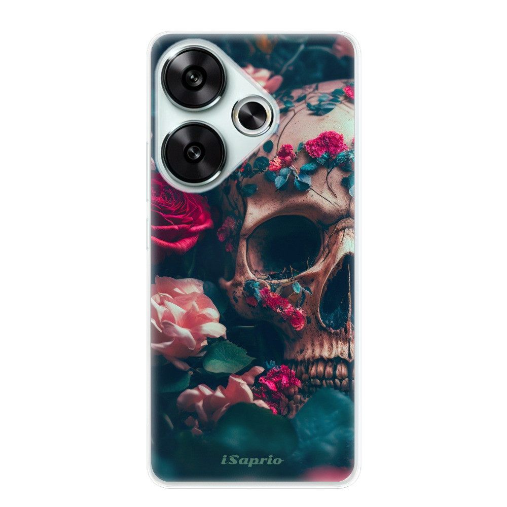 Odolné silikónové puzdro iSaprio - Skull in Roses - Poco F6