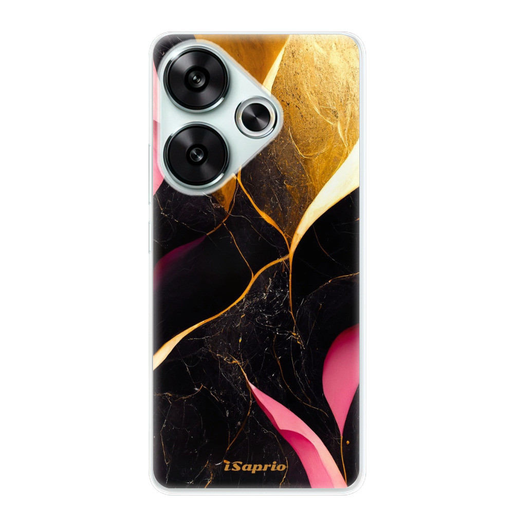 Odolné silikónové puzdro iSaprio - Gold Pink Marble - Poco F6