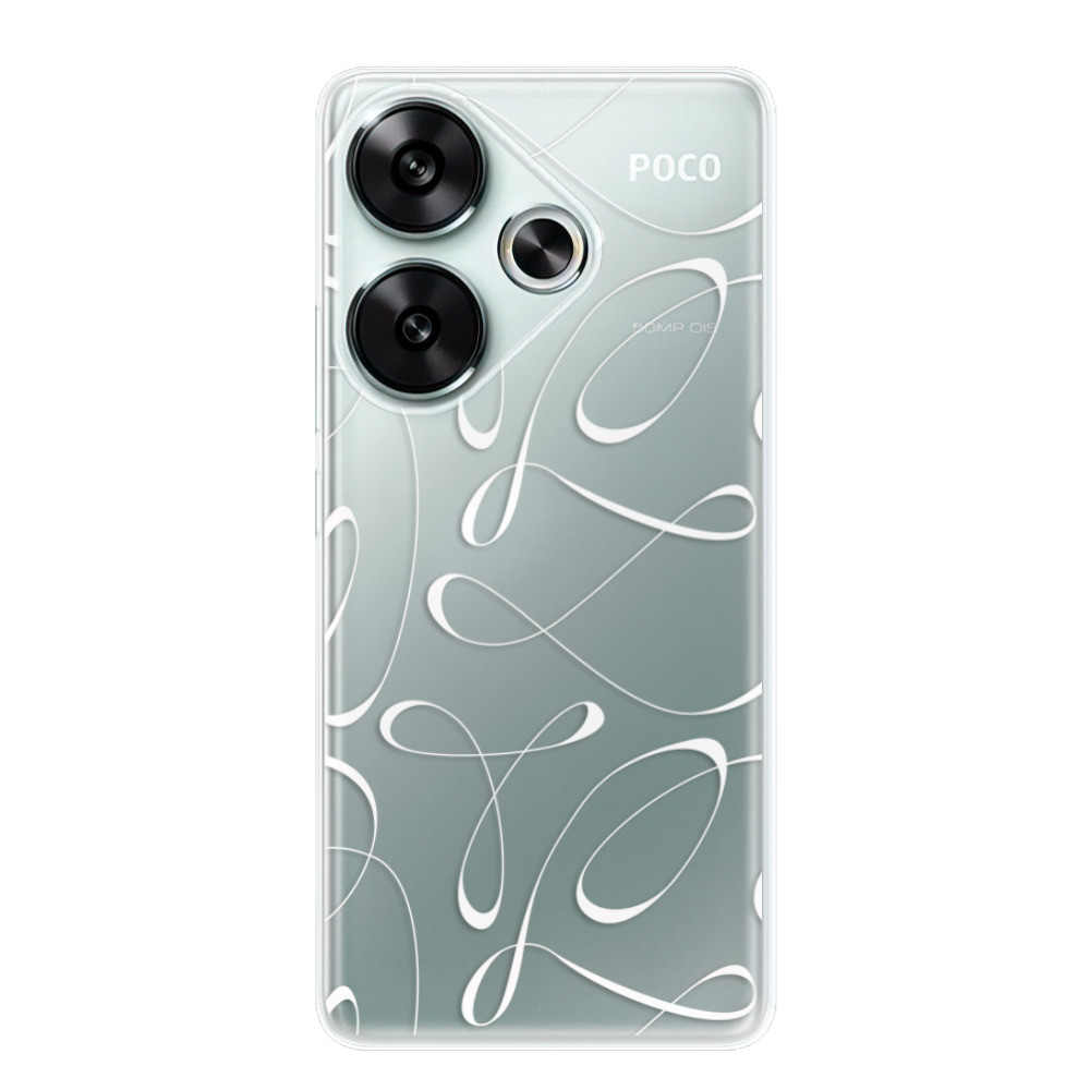 Odolné silikónové puzdro iSaprio - Fancy - white - Poco F6