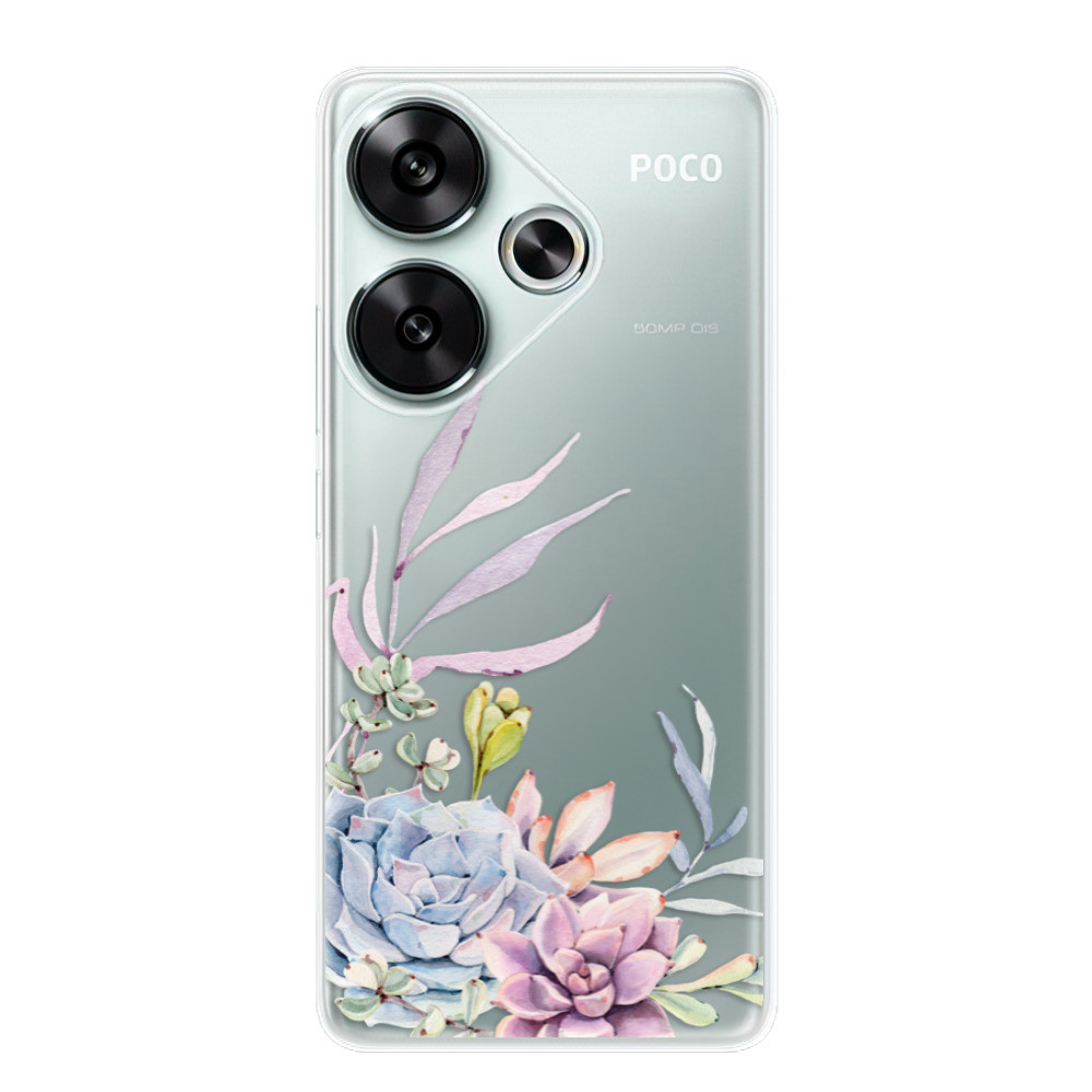 Odolné silikónové puzdro iSaprio - Succulent 01 - Poco F6