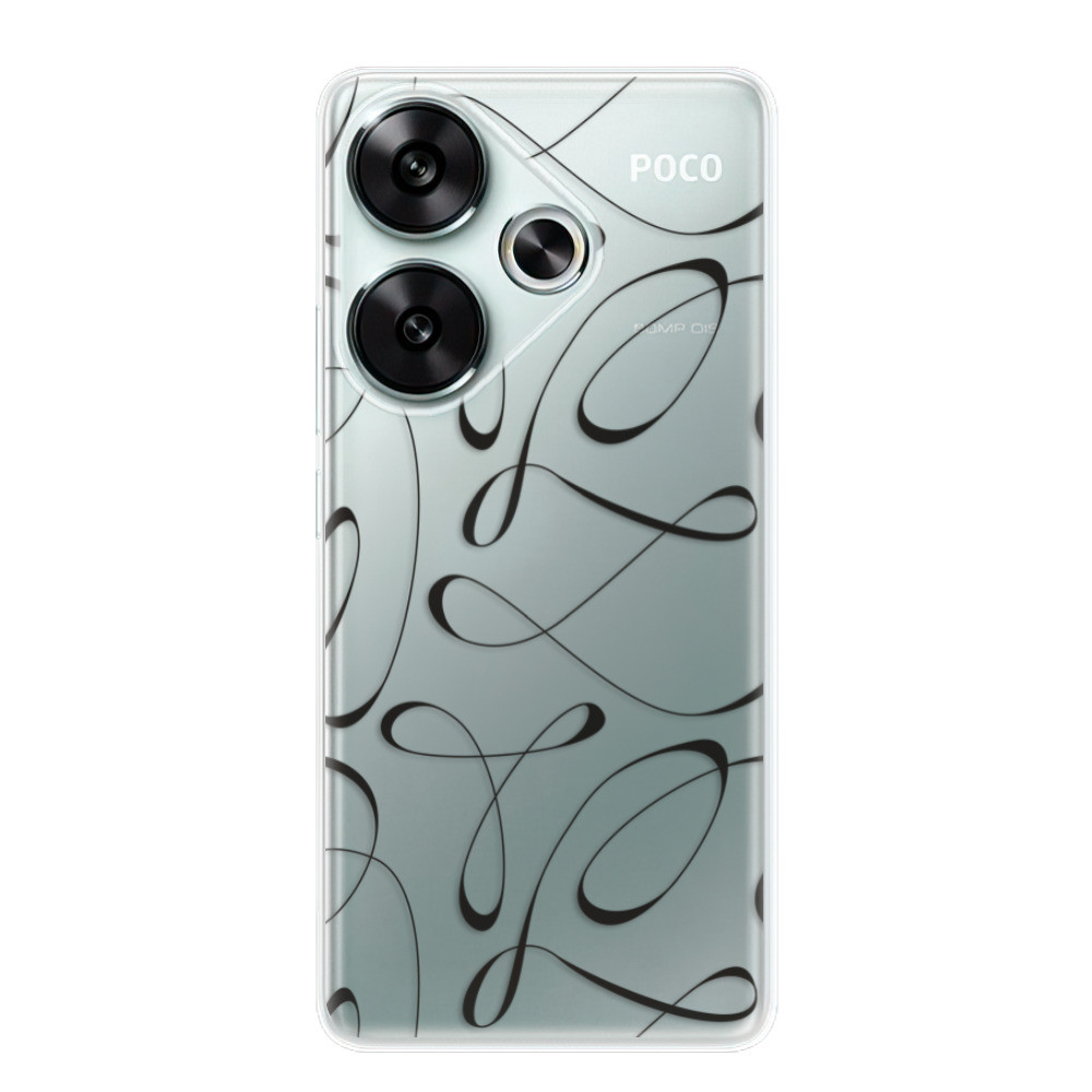 Odolné silikónové puzdro iSaprio - Fancy - black - Poco F6