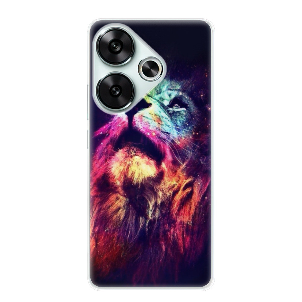 Odolné silikónové puzdro iSaprio - Lion in Colors - Poco F6