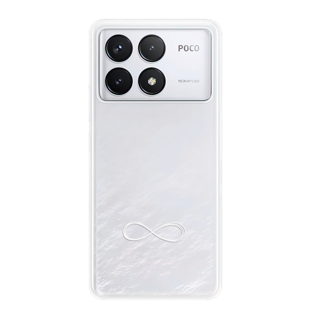 Odolné silikónové puzdro iSaprio - čiré - Infinity - Poco F6 Pro